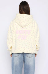 Offstage Printed Oversized Hoodie Lemon Ditsy