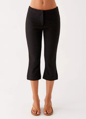 Rue Capri Pants - Black
