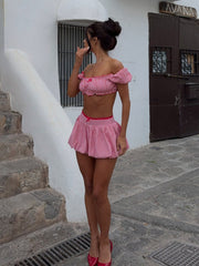 Bonniee-Mini-Skirt-Red-Gingham