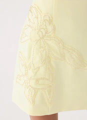 Marta Strapless Mini Dress - Yellow