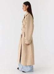 Jackie Trench Coat - Tan