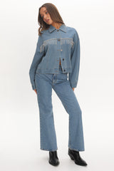 Rodeo Diamante Jacket Washed Blue