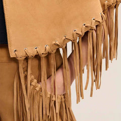 Amana Fringe Cropped Cape