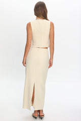 Sunday Moment Buckle Waist Skirt Butter