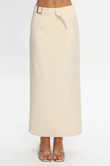 Sunday Moment Buckle Waist Skirt Butter