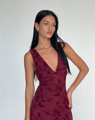 Alessia Velvet Midi Dress