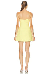 Rosario Petal Bustier Mini Dress