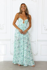 Celestial Daydreams Maxi Dress Green