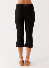 Rue Capri Pants - Black