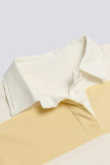 Striped Oversized Long-Sleeve T-Shirt in Lemon